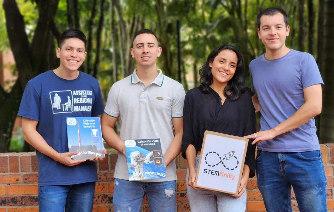Estudiantes javerianos crean prototipo para incentivar el estudio de carreras STEM en Colombia Estudiantes javerianos crean prototipo para incentivar el estudio de carreras STEM en Colombia