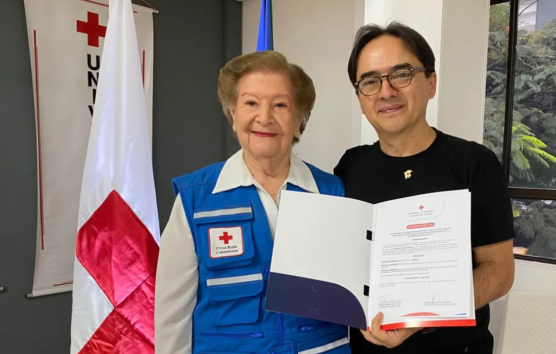 Emisora Javeriana Estéreo Cali condecorada por la Cruz Roja Colombiana, Seccional Valle Emisora Javeriana Estéreo Cali condecorada por la Cruz Roja Colombiana, Seccional Valle