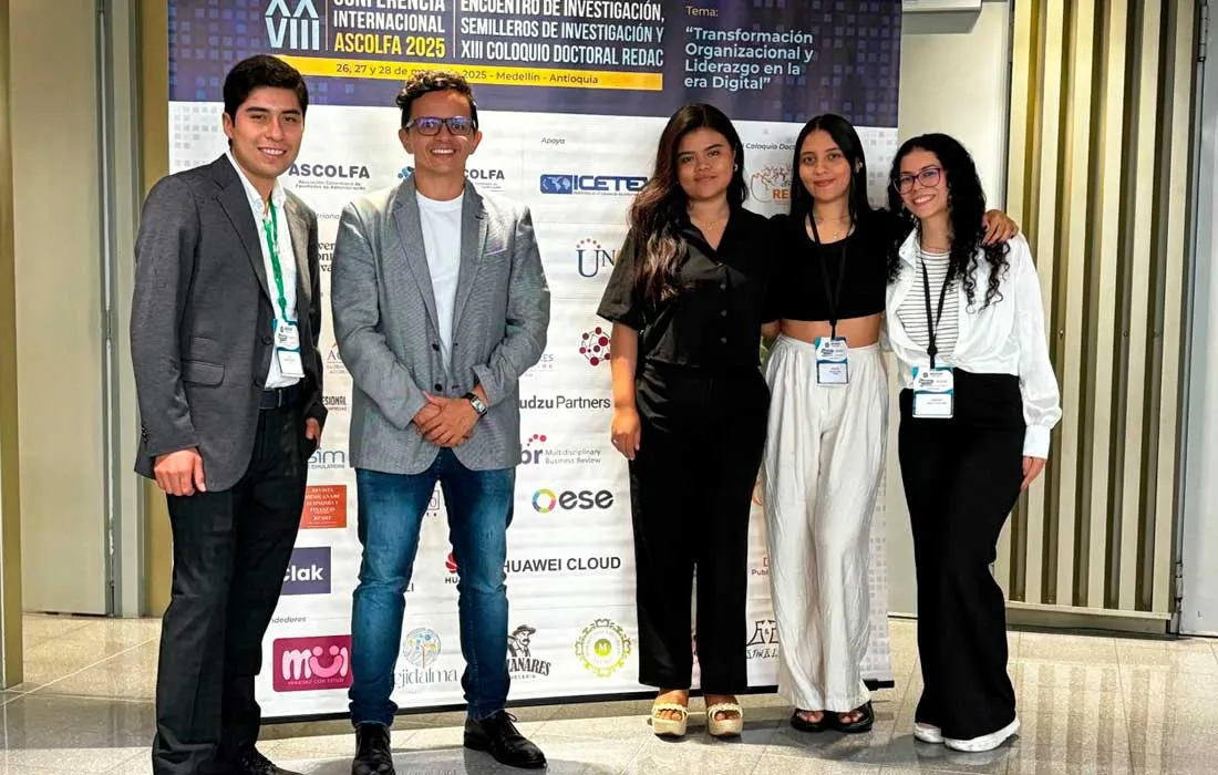 Estudiantes de Administración de Empresas, presentes en la 28ª Conferencia Internacional ASCOLFA 2025 Estudiantes de Administración de Empresas, presentes en la 28ª Conferencia Internacional ASCOLFA 2025