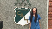 Isabella Rincón, esgresada de la carrera que hizo práctica en el Deportivo Cali. Isabella Rincón, esgresada de la carrera que hizo práctica en el Deportivo Cali.