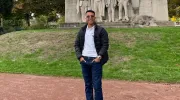 Santiago Álvarez, estudiante de Negocios Internacionales que realiza su Semestre Académico Internacional en la Universidad de Ieseg, en Francia. Santiago Álvarez, estudiante de Negocios Internacionales que realiza su Semestre Académico Internacional en la Universidad de Ieseg, en Francia.