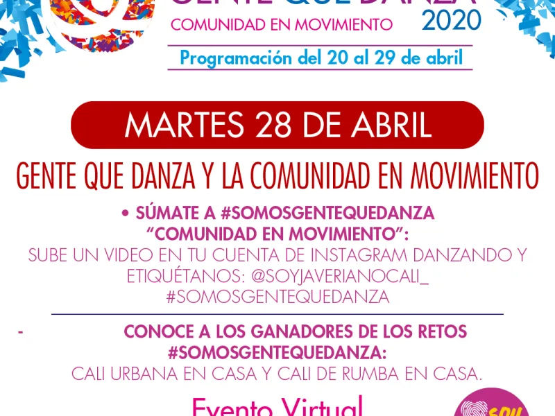 VI Festival Universitario Gente Que Danza ‘Comunidad en Movimiento’ 2020 VI Festival Universitario Gente Que Danza ‘Comunidad en Movimiento’ 2020