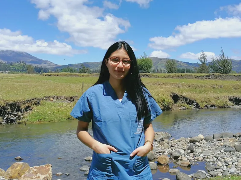 Diana Cristina Inchuchala, estudiante de último semestre de Nutrición y Dietética. Diana Cristina Inchuchala, estudiante de último semestre de Nutrición y Dietética.